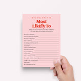 Bachelorette Most Likely To Game Printable