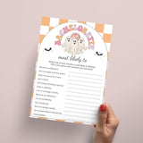 Let's Go Ghouls Bachelorette Party Games Bundle Printable