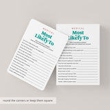 Medical Game Most Likely To for Doctors and Nurses