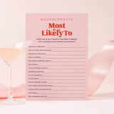 Bachelorette Most Likely To Game Printable