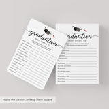 Graduation Party Game Most Likely To Printable
