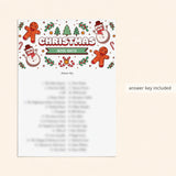 Printable Christmas Movie Trivia with Answer Key