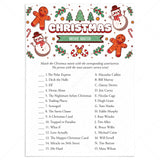 Printable Christmas Movie Trivia with Answer Key by LittleSizzle