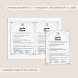 Celestial Bridal Shower Game Romantic Movie Match with Answers