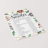 Printable Ugly Sweater Party Game Christmas Movie Match with Answer Key