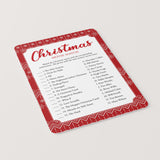 Christmas Movie Match with Answer Key Printable