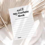 Book Club Printable Share Your Favorite Book