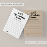 Book Club Printable Share Your Favorite Book