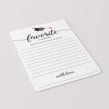 Favorite Memory Of The Graduate Cards Printable