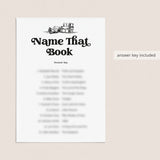 Fun Book Club Icebreaker Game Name That Book Printable