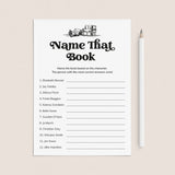 Fun Book Club Icebreaker Game Name That Book Printable by LittleSizzle
