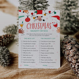 Santa's Naughty or Nice List for Adults Printable