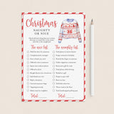 Funny Ugly Sweater Party Game Naughty or Nice Printable by LittleSizzle