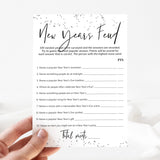 New Year's Feud with Answers Printable