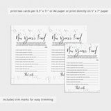 New Year's Feud with Answers Printable