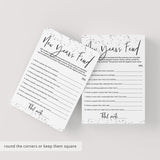 New Year's Feud with Answers Printable