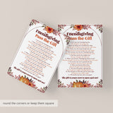 Friendsgiving Pass The Gift Game Printable