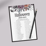 Gothic Halloween Party Games Bundle Printable