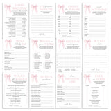 Pink Sweet Sixteen Party Games Pack Printable by LittleSizzle