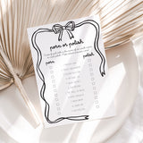 Adult Party Porn or Polish Printable Game Coquette Theme