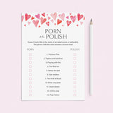 Galentines Game Porn or Polish with Answers by LittleSizzle