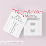 Galentines Game Porn or Polish with Answers