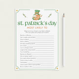 Printable St Patricks Day Game Bundle for Adults