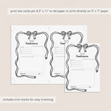 New Years Resolutions & Reflection Cards Printable