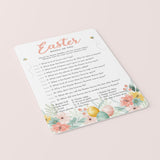 Easter Riddle Me This Game with Answers Printable