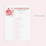 Valentine's Day Riddle Me This With Answers Printable