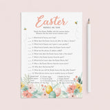 Easter Riddle Me This Game with Answers Printable by LittleSizzle