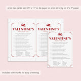 Valentine Riddles and Answers Printable