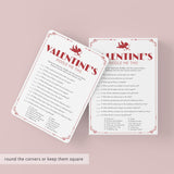 Valentine Riddles and Answers Printable