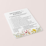 Mother's Day Riddles with Answers Printable