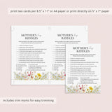 Mother's Day Riddles with Answers Printable