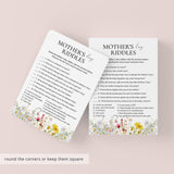 Mother's Day Riddles with Answers Printable