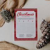 Christmas Scattergories Holiday Party Game Printable