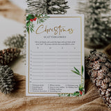 Christmas Scattergories Printable