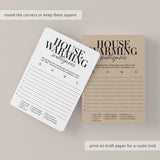 Housewarming Party Scattergories Game Cards Printable