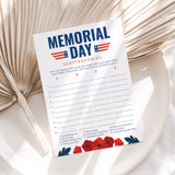 USA Memorial Day Game Scattergories