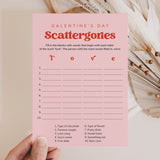 Galentines Day Scattergories Printable Game