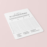 Birthday Scattergories Categories Printable Game for Her