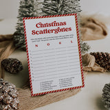 Christmas Scattergories Game Printable PDF