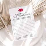 Ladies Night Scattergories Game Printable