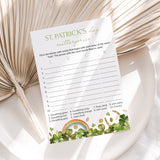 Printable St Patricks Day Party Game Scattergories