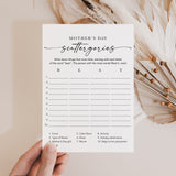 Mother's Day Scattergories Categories Word Game Printable