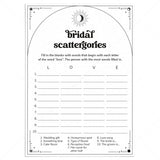 The Coven Theme Bridal Scattergories Game Download by LittleSizzle