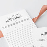 Fun Birthday Party Game for All Ages Printable Scattergories