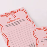 Dirty Funny Scattergories Categories Game