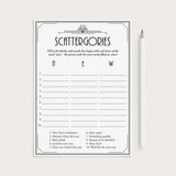 Art Deco New Year's Eve Party Game Printable by LittleSizzle